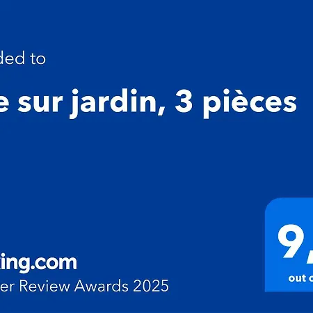 Vue Sur Jardin, 3 Pieces Apartmán